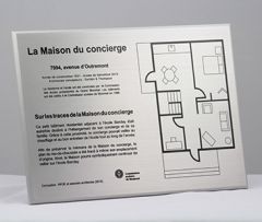 plaque gravé en aluminium brossé gravé